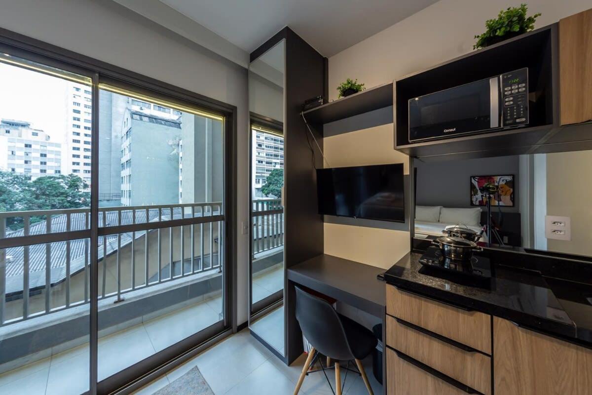Apartamento Bhomy Consolacao - Varanda E Lazer Completo Vn411 *